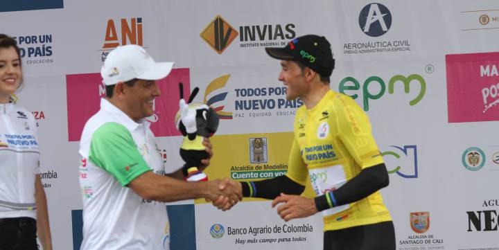 Sevilla completa cuatro etapas como líder de Vuelta a Colombia