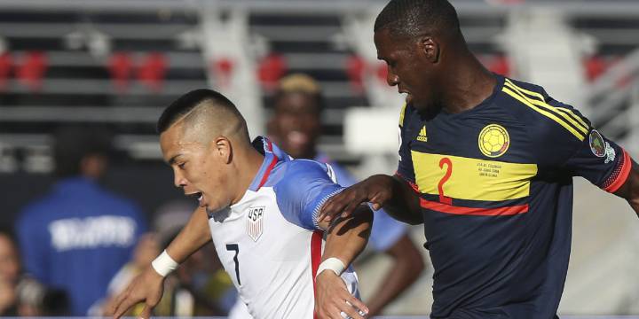 Colombia ya le ganó 2-0 a Estados Unidos en la primera fase de la Copa América Centenario