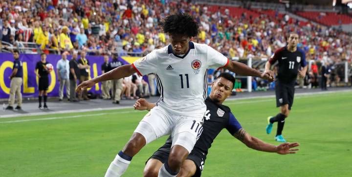 Colombia 1x1: Cuadrado, Arias y Ospina, destacados ante USA