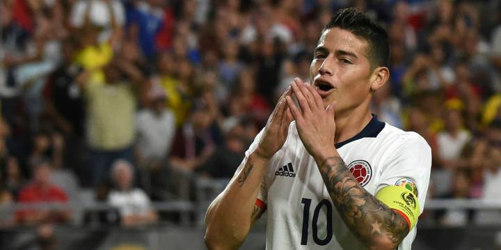 James Rodríguez, capitán y máximo referente de la Selección Colombia en Copa América