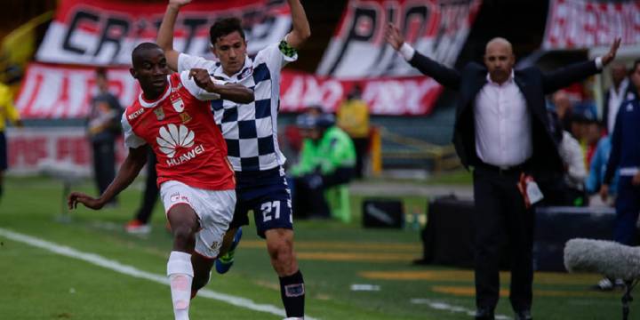 Independiente Santa Fe venció a Boyacá Chicó en la primera jornada de la Liga Águila, con gol en la última jugada del partido.