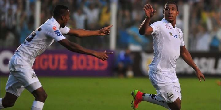 Jonathan Copete, figura de Santos con goles y asistencias