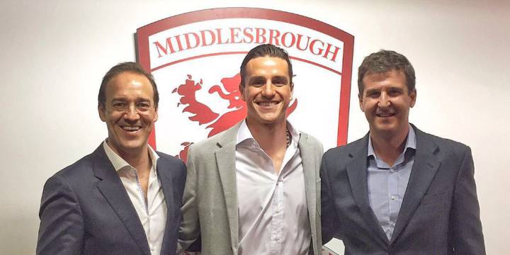 Bernardo Espinosa, defensa colombiano, a su llegada al Middlesbrough: "Jugar en la Premier League es un sueño"