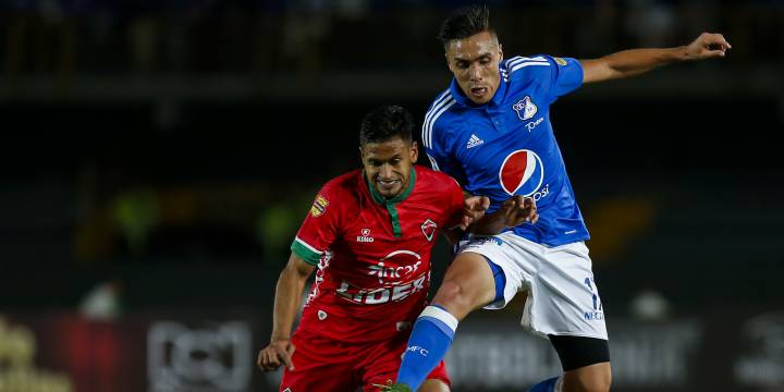 Henry Rojas, jugador de Millonarios y quien actuó ante Patriotas en la primera fecha de Liga Águila