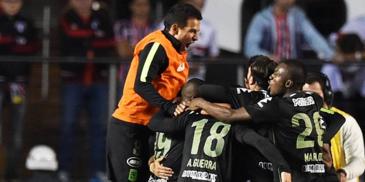 Atlético Nacional venció 0-2 a Sao Paulo en el juego de ida