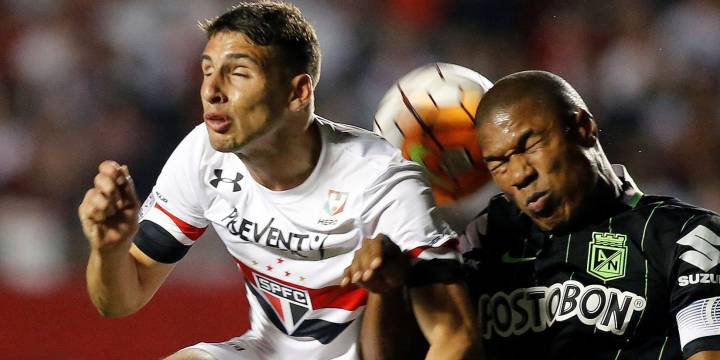 Nacional ganó 2-0 en el juego de ida en Sao Paulo