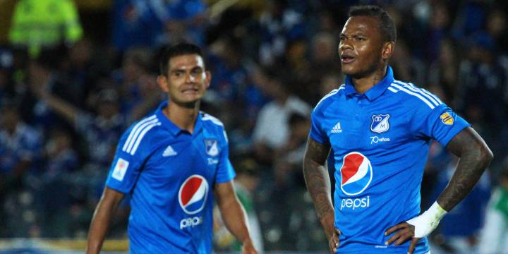 Macalister Silva y Manga Escobar, jugadores de Millonarios