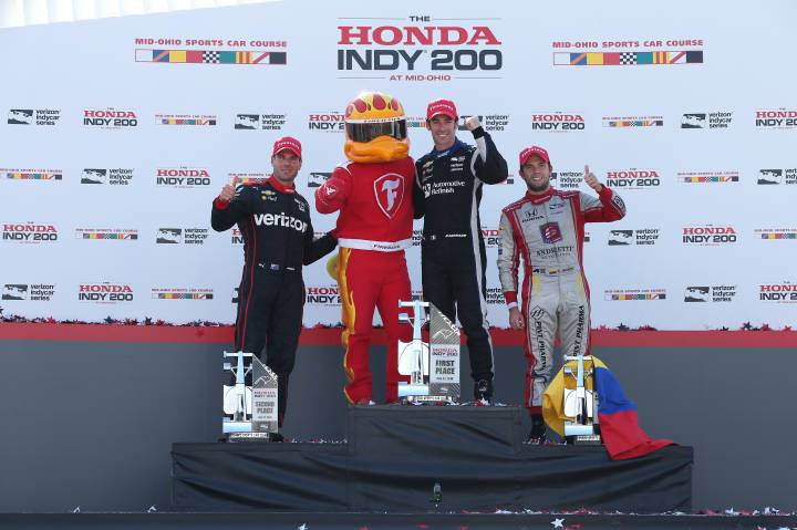 Muñoz sube al podio en Mid-Ohio y es octavo en la general
