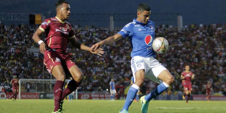 Tolima recupera el liderato con victoria ante Millonarios