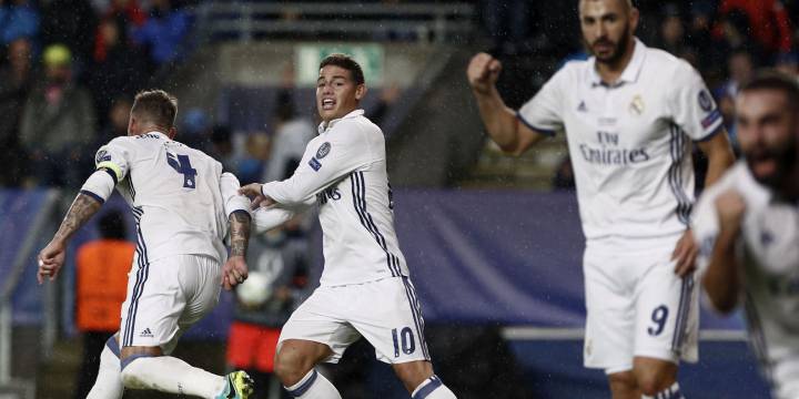 Real Madrid 1x1: James sube su nivel en el tiempo extra