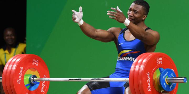 Óscar Figueroa, medalla de oro: el levantamiento de pesas se gradúa como el deporte olímpico nacional por excelencia, con cinco medallas, dos de ellas de oro