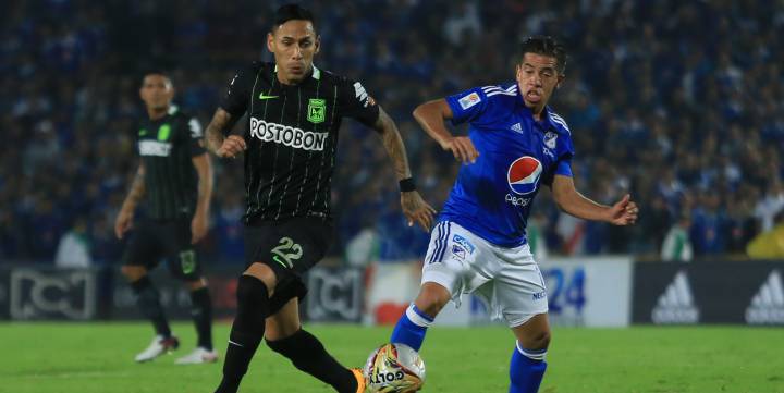 Nacional vs. Millonarios juegan el domingo 21 de agosto de 2016 en el Atanasio Girardot, a las 6:00 de la tarde, por la novena fecha de la Liga Águila