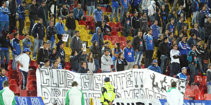 Millonarios fue sancionado por la Alcaldía de Bogotá con dos partidos, así que en total serán seis partidos sin público cuando juegue de local
