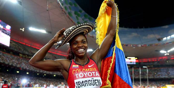 Caterine Ibargüen debuta: Río recibe a la reina del salto triple
