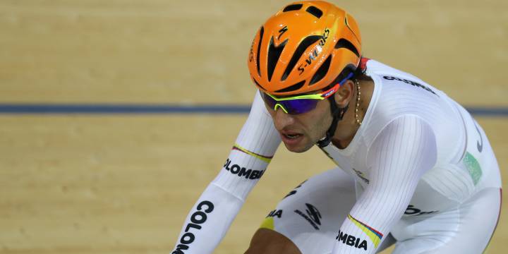 Fernando Gaviria es quinto en la clasificación general del ómnium masculino en el ciclismo de pista de los Juegos Olímpicos de Río de Janeiro 2016