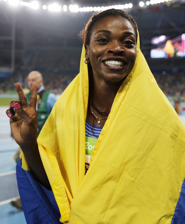 ¡Colombia unida! Deportistas se rinden ante Caterine Ibargüen