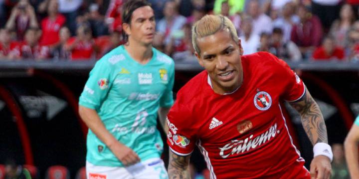 Dayro Moreno anota su séptimo gol en la liga mexicana
