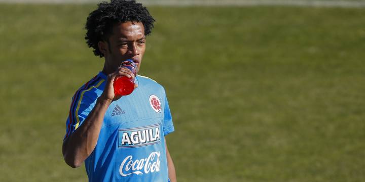Juan Guillermo Cuadrado, volante de la Selección Colombia, habló sobre su futuro a su llegada a Barranquilla: "En estos días se tomará la decisión"
