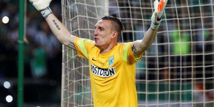 Franco Armani, campeón con Atlético Nacional de Copa Libertadores