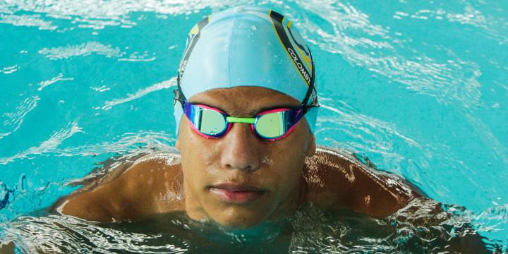 Carlos Serrano avanzó a la final de los 100 metros pecho, con récord mundial, en la natación de los Juegos Paralímpicos de Río de Janeiro 2016