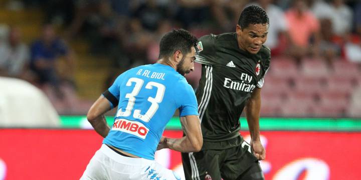 Carlos Bacca, delantero del AC Milan