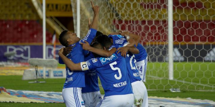 Millonarios continúa en el grupo de los ocho de la Liga Águila con 21 puntos y no saldrá de hoy, pese a adelantar partidos ante Once Caldas, Cali y Bucaramanga
