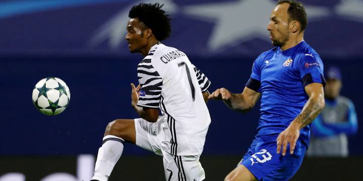 Juan Cuadrado aporta en la victoria de la Juventus en Croacia