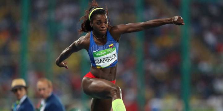 Caterine Ibarguen aseguró que en su mente están los próximos Juegos Olímpicos y que espera mantener su buen nivel para lograr el record mundial.