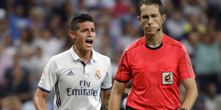 James Rodríguez, jugador del Real Madrid