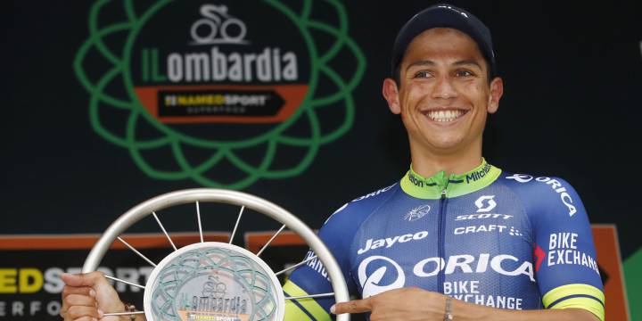 Esteban Chaves ganó el Giro de Lombardía.