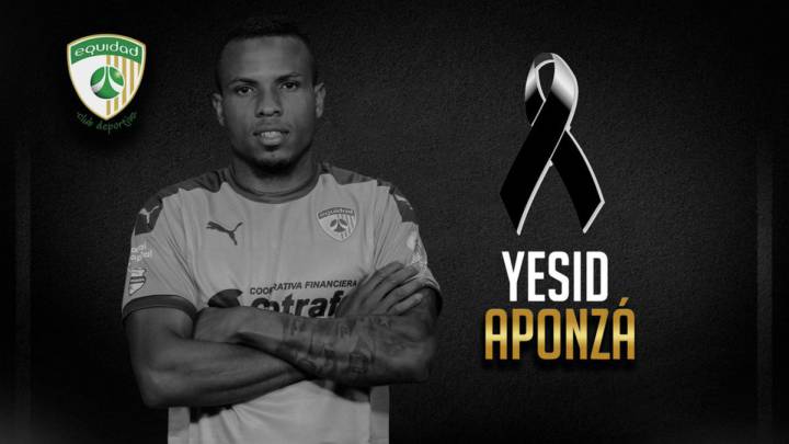 El futbolista colombiano Yesid Aponzá fallece en un accidente