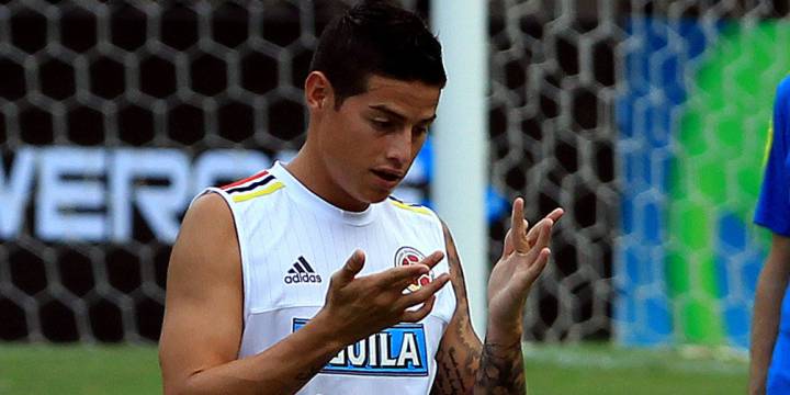 James Rodríguez, capitán de la Selección Colombia