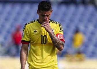 Colombia, con 24 jugadores e incertidumbre por James