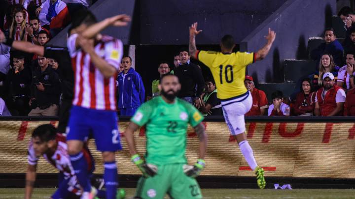 Sigue el Paraguay vs Colombia en vivo online, partido de la fecha 9 de Eliminatoria, hoy jueves 06/10/2016 a las 18:30h en As