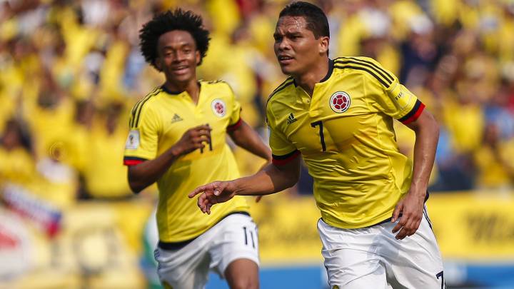 Carlos Bacca, Edwin Cardona y James son los goleadores de la Selección Colombia en la primera ronda de Eliminatorias