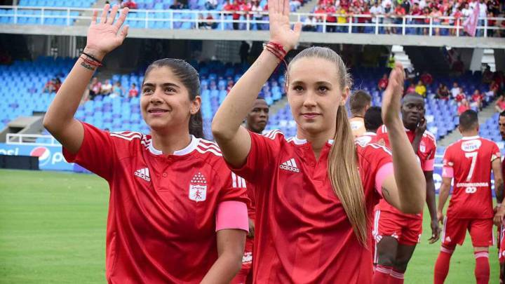 Nicole Regnier, delantera del América de Cali