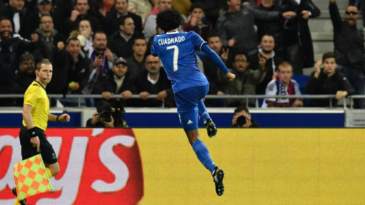 Cuadrado: Levanté la cabeza, rematé fuerte y llegó el gol