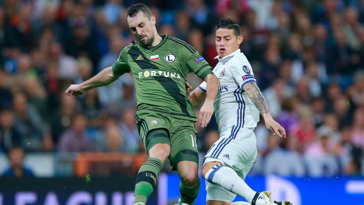James juega su tercer partido de Champions y dentro de su calendario le esperan cuatro partidos con el Madrid previo a volver a la Selección