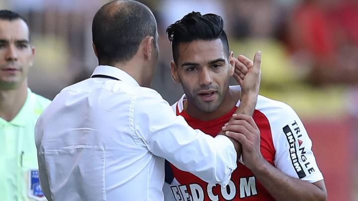 Leonardo Jardim y Falcao García en Mónaco