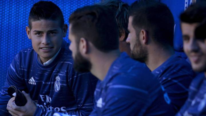 James Rodríguez, jugador del Real Madrid