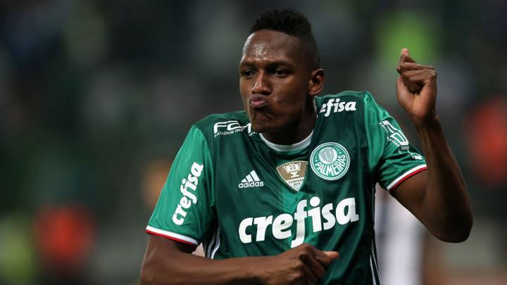 Yerry Mina enfrenta a Seijas antes de unirse a la Selección