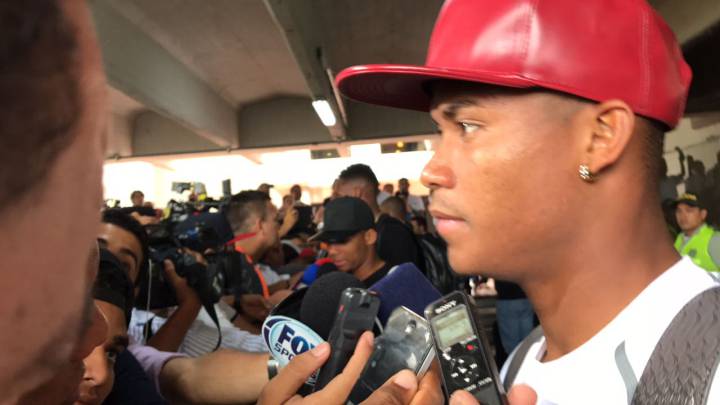 Wílmar Barrios ya está en Barranquilla concentrado con la Selección para los partidos ante Chile y Argentina: "Toda Colombia está feliz por el regreso de Falcao", dijo