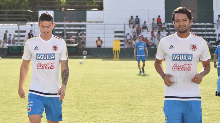 Entrenamiento de la Selección Colombia en San Juan, Argentina.