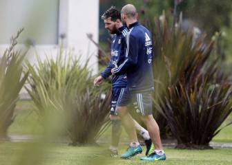 Argentina entrena con la mira puesta en Selección Colombia
