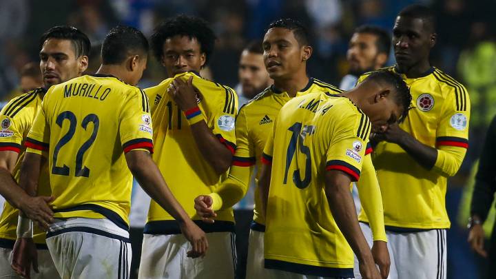 Colombia en la definición por penales ante Argentina en Copa América 2015
