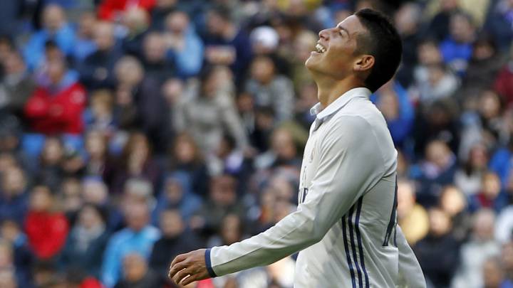 James Rodríguez, jugador del Real Madrid
