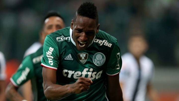 Yerry Mina podría coronarse campeón del Brasileirao dos fechas antes de terminar el torneo