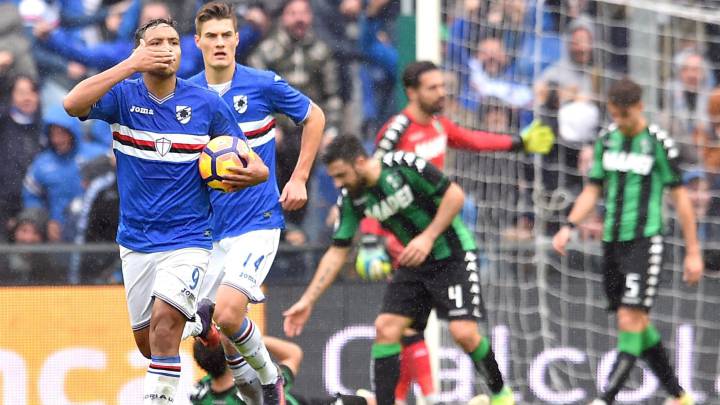 Muriel ovacionado en Sampdoria por asistencia y doblete
