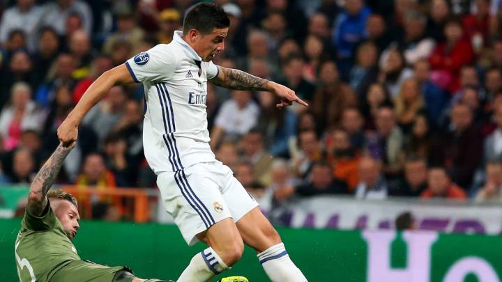 James Rodríguez, volante colombiano.