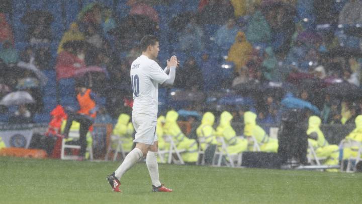 James Rodríguez, volante colombiano.